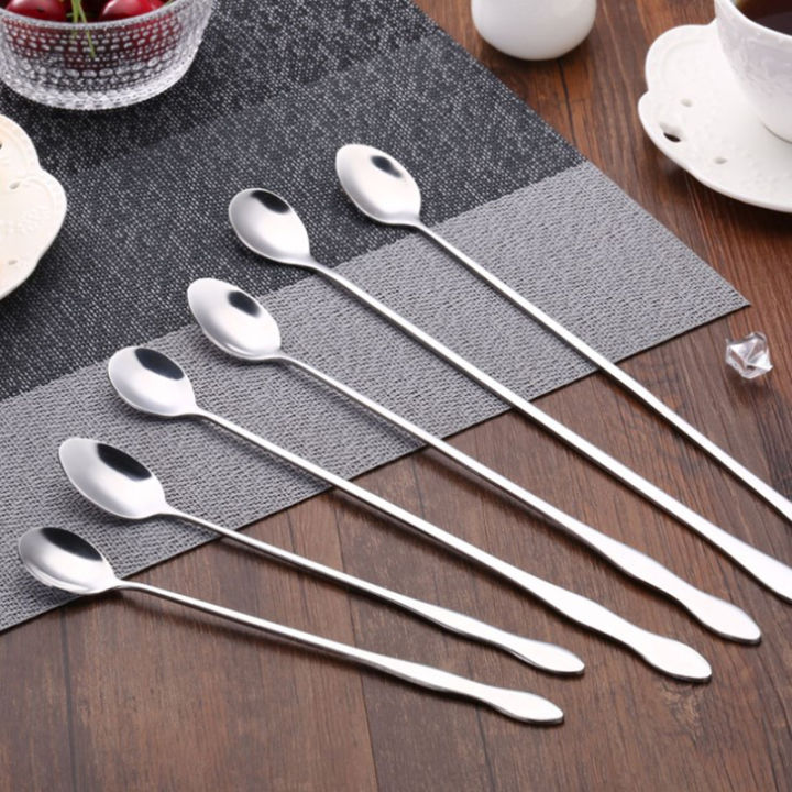 Bizzy%201pc%20creative%20stainless%20steel%20long%20handle%20coffee%20spoon%20stirring%20ice%20spoon%20Dounp%20-%20Image%202