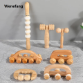 Wenefang Wooden Massage Roller Therapy Body Massager Foot Face Shoulder New Neck Hand Push Roller Massager Body Soothing Massage Tool. 