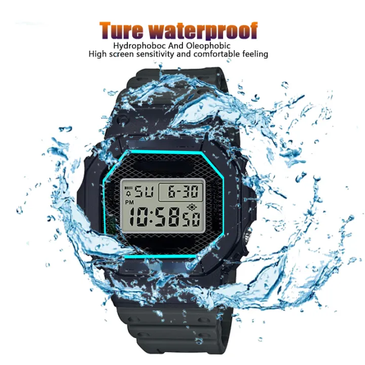 2Pcs%209H%20Tempered%20Glass%20Screen%20Protector%20For%20Casio%20G%20Shock%20GXW-56%20GX-56%20GMW-B5000%20GM-5600%20GW-5035%20GW-5000%20GW-B5600%20Anti-Scratch%20-%20Image%204