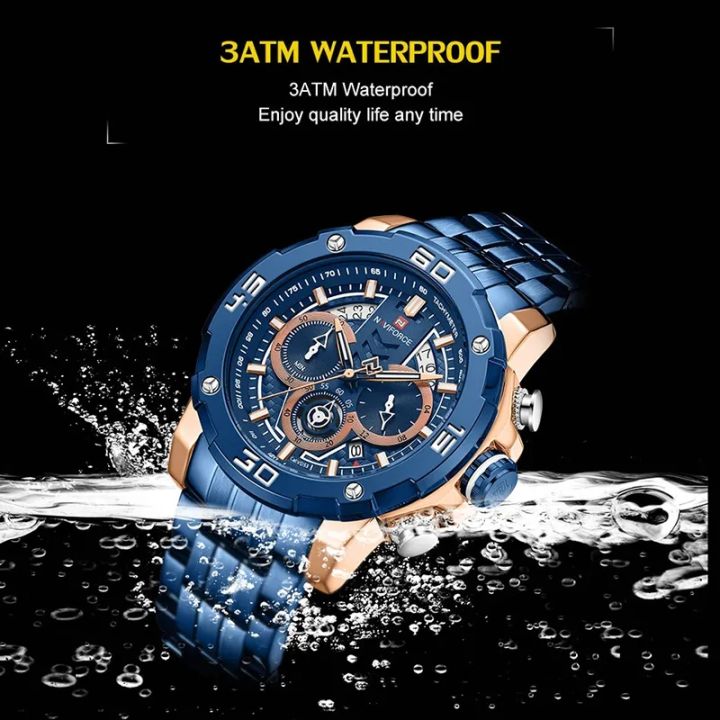 NAVIFORCE%20NF9175%20Stainless%20Steel%20Chronograph%20Watch%20For%20Men%20-%20Multi%20Colors%20%7C%20Fashion%20Stainless%20Steel%20Watch%20For%20Men%20-%20Image%206