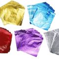 IS Colored Aluminum Foil Colorful Foils for Art and Craft Thin Metallic Finish 1 Complete Pack All Colors Included. 