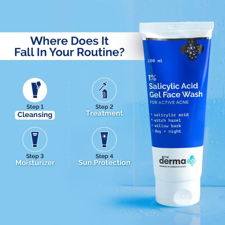 The%20Derma%20Co%201%25%20Salicylic%20Acid%20Gel%20Face%20Wash,%20100ml%20-%20Image%202