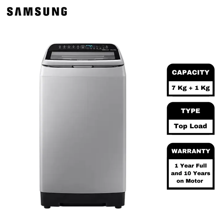 Samsung%207Kg%20+%201Kg%20Fully%20Automatic%20Top%20Loading%20Washing%20Machine%20with%20DIT%20(WA70N4560SS/IM)%20-%20Image%202