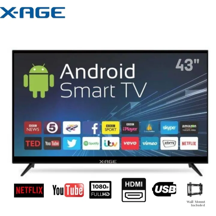 X-AGE%2043"%20Smart%20LED%20TV%20%7C1080P%20FHD%20%7C%201GB%20RAM%20%7C%208GB%20ROM%20-%20Image%203