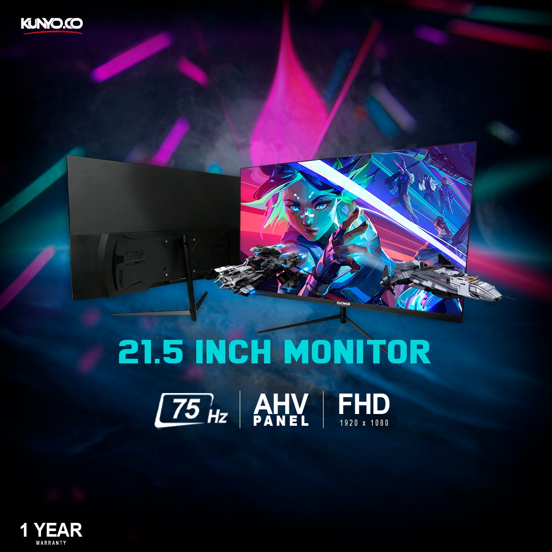 Kunyo 21.5 Inch Esports Gaming Monitor - Gaming Monitors |
