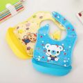 Waterproof Baby Bibs with Cute Cartoon Prints | Adjustable, Soft, and Burp Scarf | Newborn Feeding Essentials. 