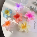 "Korean Style Flower Hair Clip: Candy Color Hair Claw for Women - 7CM Large". 