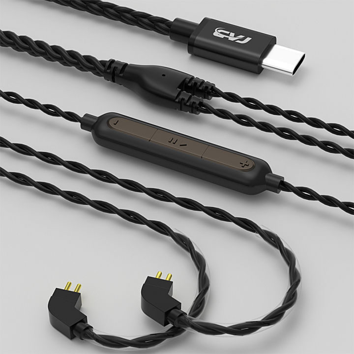 CVJ-V6%20TYPEC%20Earphone%20Cable%20HD%20DAC%20Lossless%20High%20Fidelity%20Upgrade%20Headset%20Earburds%200.75MM%200.78MM%202%20Pin%20With%20Mic%20For%20TRN%20CCA%20CSK%20-%20Image%207