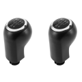 OYPFXMI 2X 5 Gear Stick Shift Knob for MK5 CORSA D ZAFIRA B -5738025. 