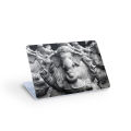 Laptop Back Sticker For Up to 15.6inch Laptop (God Ganesh Grayscale). 