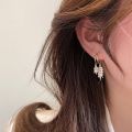 Enacolor Elegant Metal Full Crystal Earings Ear of Wheat Earing for Women Accessories. 
