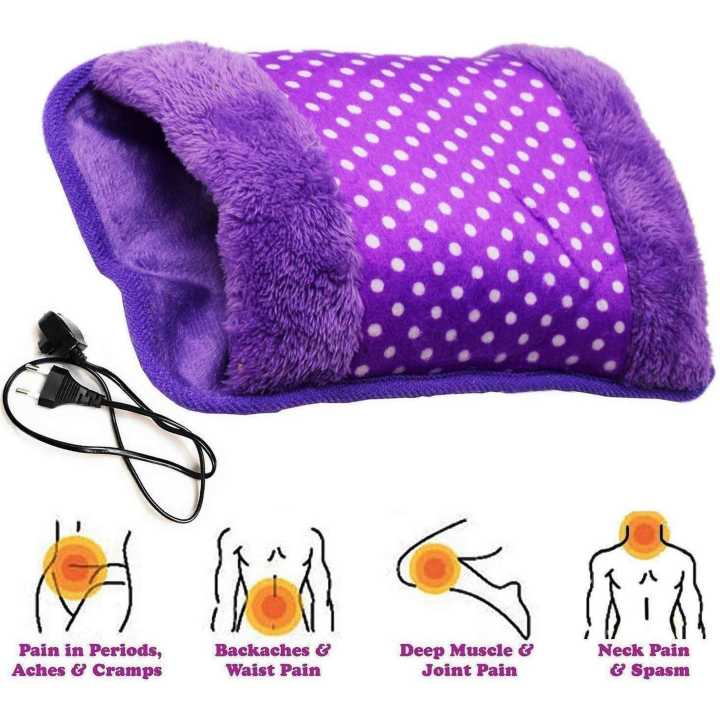 Hot Water Bag For Pain Relief, Heating Bag Electric, Heating Gel Pad-Heat Pouch Hot Water Bottle Bag, Electric Hot Water Bag