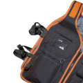 Safety Work Vest Tool Vest Maintenance Multi-Pocket Vest Oxford Cloth Work Vest with Multi-Pockets Tool Holders. 