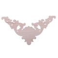 20Pcs Rubber Wood Oak Carved Corner Onlay Applique Furniture Home Door Decor DIY. 