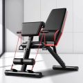 Adjustable Workout Bench With Fitness Rope- Black | Fast Adjustment Multipurpose Workout Bench For Home Gym. 