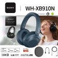 Sony WH-XB910N Noise Canceling Headset Wireless Bluetooth Bass Bluetooth Headphones Gaming with Mic 30 Hour Battery Life. 