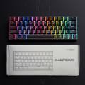 ZA646 Keyboard RGB USB Mechanical Gaming Keyboard 64 Keys Wired Detachable Cable Portable Gamer Keyboard Blue Switch Key caps. 