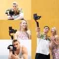 Hohem iSteady Multi 3-Axis Gimbal Stabilizer for Compact Cameras/Action Camera/Smartphone w/ 600° Inception Mode. 