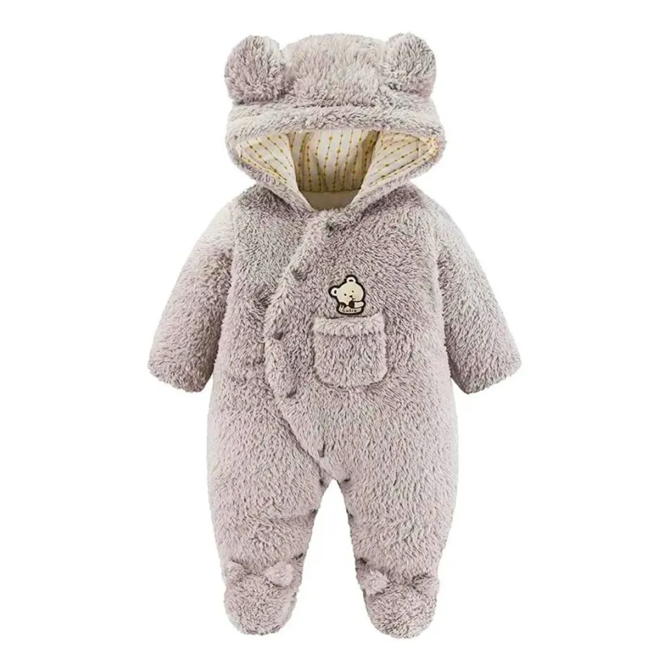 Newborn Baby Winter Jumpsuit - Main Image
