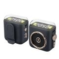 Small Speakers Magnetic Back Clip Mini Bluetooth Speaker Time Display Night Light Wireless Speaker Built in Microphone Led Lighting Portable Speaker Outdoor Player. 