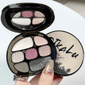 DIKALUA Amber Smoked Palette Eight Colours Eyeshadow Cement Grey Eye Palette Pink Black Punk Palette. 