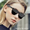 Wenefang 【New Innovation】Tws F06 Smart Bluetooth 5.3 Glasses Anti Uv Dual Speaker Touch Wireless Sunglasses High Fidelity Sound Quality. 