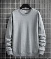 Thin Terry Cotton Summer Men Drop Shoulder Sweatshirt. 