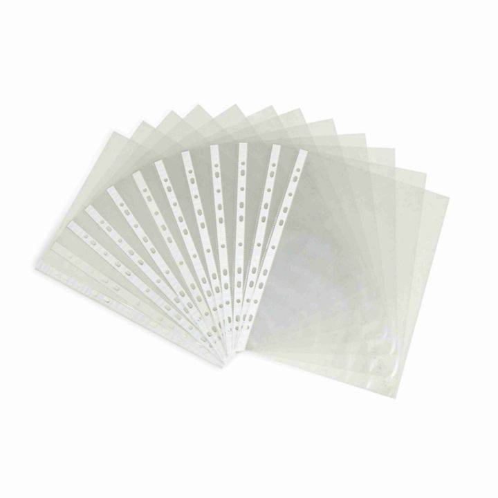 Sheet%20Protectors%2011%20Hole%20Loose%20Leaf%20A4%20size%20100%20Sheets%20Pack%20-%20Image%202