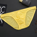 Spot ice silk underwear men's triangle summer underwear Men's Ice Silk sexy underwear men to figure sample OEM. 