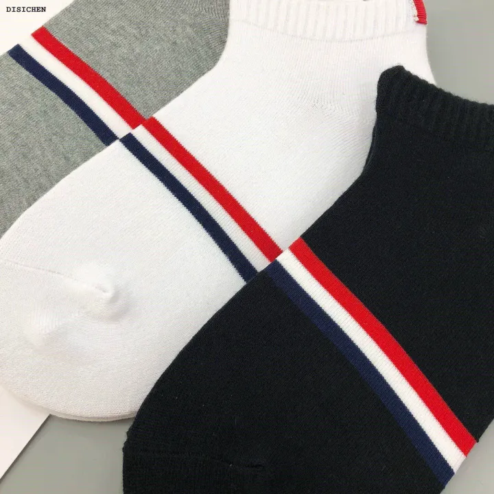 DISICHEN%20Fashion%20TB%20Men%20Socks%20Classic%20Stripes%20New%20Luxury%20Brand%20Black%20Stripes%20Ankle%20Sock%20Street%20High%20Quality%20Wholesale%201/6%20Pairs%20Women%20Cotton%20Sock%20-%20Image%205