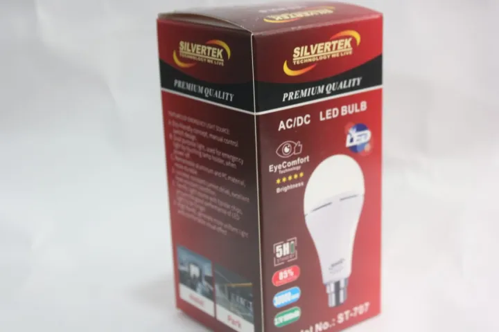 Silvertek%207w%20Rechargable%20AC/DC%20Led%20Bolb%20,%20Premium%20Quality%20Chargable%20Light%20-%20Image%205