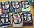 Himalayan Multicolor Pure Hemp Side Bag For Men- Lotus Handicrafts. 
