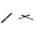 NAMUNY 1 Pcs X750 Deluxe Black Fountain Pen Medium Nib & 5Pcs Fountain Pen Ink Converter Ink Reservoir. 