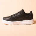 Erke Black Skateboard Shoes For Women 12121301146-003. 