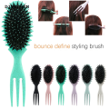 DISICHEN Profesional Bounce Curl Define Styling Brush Curls Define Brush Update Boar Bristle Detangling Anti-static Shaping Defining Curls Hair Comb. 