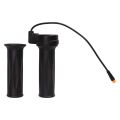 Universal 22mm Handlebar Electric Bike Throttle ABS Waterproof Joint Throttle Grips Black Accelerator Handle Motorcycle Conversion. 