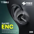 (New Launch) Asta WOLF Strike Wireless Earbuds | 45H Playtime | Dual ENC Noise Cancellation | Bluetooth 5.3 | Fast Charging | Black, White & Blue. 