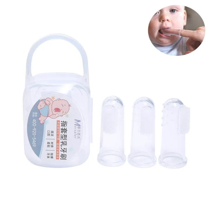 3Pcs%20Baby%20Finger%20Toothbrush%20With%20Case%20SetToothbrush%20Teether%20And%20Oral%20Massager%20Soft%20Silicone%20Massager%20Gentle%20Care%20For%20InfantToddlersKids%20-%20Image%205