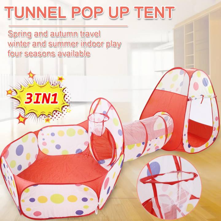 MoonCare%20-%20Kids%203%20In%201%20Play%20Tent%20With%20Play%20Tunnel%20-%20Image%203
