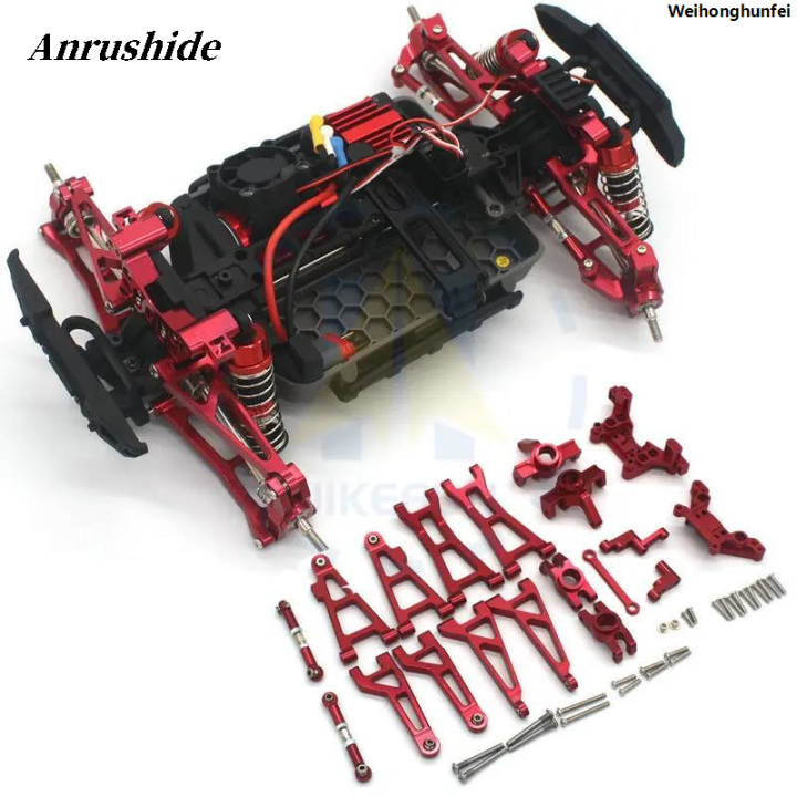 WeihonghunfeiUpgrade RC Car Drift RC H16H1621016208 Spare Parts GoHyperMjx1620716209 Modified Car Metal Accessories 2025
