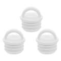 3pcs Mop Bucket Drain Plug Stopper Rubber Sealing Replacement Parts for Draining Efficient Cleaning Accessories. 