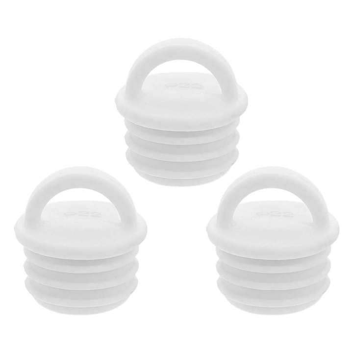 3pcs Mop Bucket Drain Plug Stopper Rubber Sealing Replacement Parts for Draining Efficient Cleaning Accessories