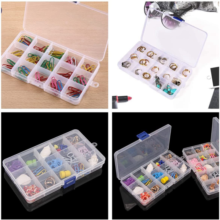 Plastic%20Organizer%20Box,%204%20Pack%20Clear%20Bead%20Organizer%20for%20Jewelry%20Tackle%20Earring%20Craft%20Beads(15%20Grids)%20-%20Image%206