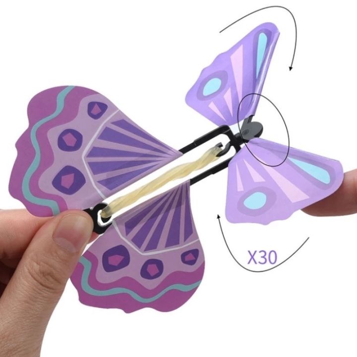 1/5PCS%20Flying%20Magic%20Butterfly%20Toy%20Creative%20Fancy%20Kids%20Magic%20Prop%20Rubber%20Band%20Power%20Surprise%20Birthday%20Wedding%20Gift%20Random%20Style%20-%20Image%203