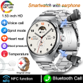 Linguolin For Xiaomi New 2 in 1 Smart Watch With Earbuds Smartwatch TWS Bluetooth Earphone Heart Rate Blood Pressure Monitor Sports Watch. 