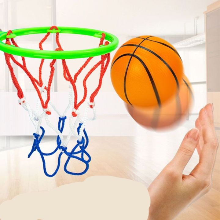 No-punch Funny Basketball Hoop Toy Kit Sports Game Toy Plastic ...