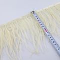 1 Meter Handmade Ribbon Tassel Natural Ostrich Feathers Sewing Decoration 10-15cm Wide Ostrich Feathers Trim Feather Plumes Ribbon Selvage Costumes Sewing Accessories. 