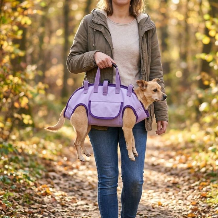 Fashion Portable Dog Carrier Bag Breathable Handheld Cat Handbag Comfortable Dog Sling Backpack Walking
