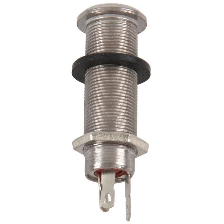 fasdaga%202X%20Electric%20Guitar%20Jack%20Chrome%20Threaded%20Cylinder%20Output%20Input%20Jack%20Plug%20Sockets%201/4%20Inch%20for%20Electric%20Guitar%20-%20Image%204