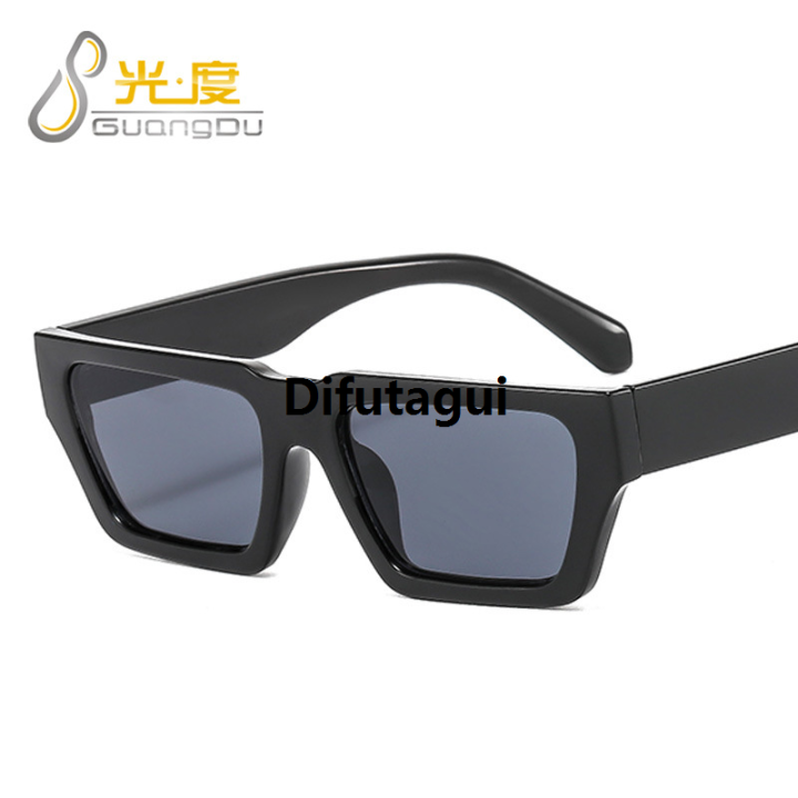 Difutagui%20Portable%20%5B%20New%20%5D%20Small%20square%20box%20in%20Sunglasses%202021%20Plain%20Sunglasses%202025%20for%20Women%20Fashion%20Hong%20Kong%20Style%20Comfort%20Trend%20Glasses%20-%20Image%205